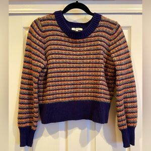 MADEWELL multicolored knit sweater